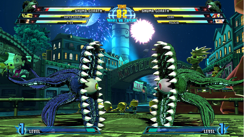 Illustration for article titled The Fate Of New Jill And Shuma-Gorath Marvel Vs. Capcom 3 Screens
